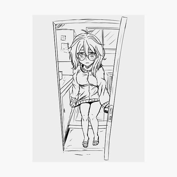Item preview, Surprised Doorway Girl designed and sold by GeeHM.