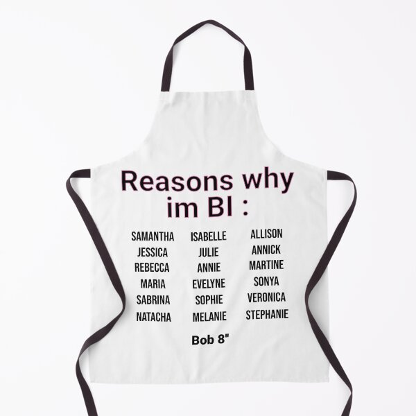 Item preview, Simple Reasons why im BI... funny name text designed and sold by JonathanP514.