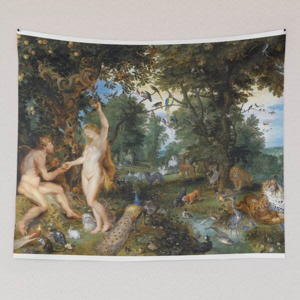 Item preview, The Garden of Eden with the Fall of Man Peter Paul Rubens designed and sold by TeeARTHY.