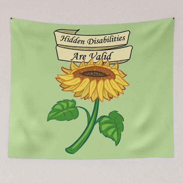 Item preview, Hidden Disability Sunflower designed and sold by ChronicCrafting.