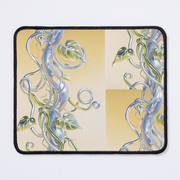 Item preview, Chrome Beanstalk - y2k Ivy Gold Silver Airbrush Style Design designed and sold by bearslover.