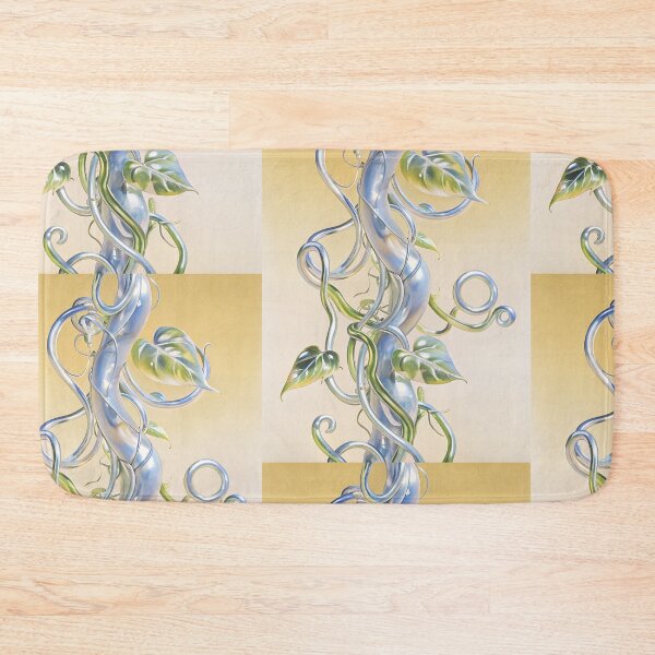 Item preview, Chrome Beanstalk - y2k Ivy Gold Silver Airbrush Style Design designed and sold by bearslover.