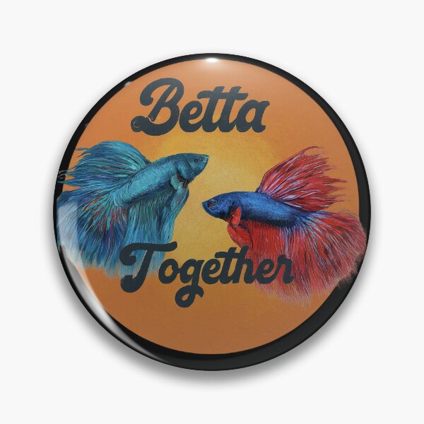 Artikelvorschau, Betta Together Lustiges exotisches Betta-Fisch-Geschenk entworfen und verkauft von ReefVibe.
