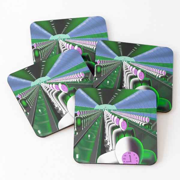 Item preview, Copy of Escalator: Green Blue designed and sold by Heath Zimmerman.