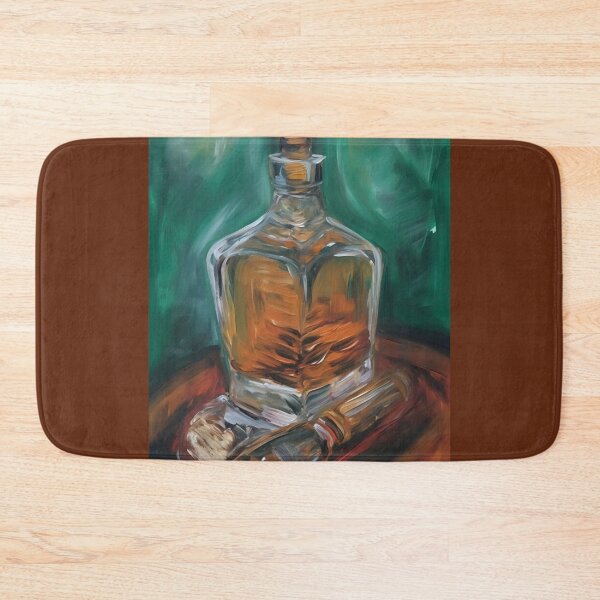 Artikelvorschau, Verdant Whiskey Serenity: Luxuriöse Zigarre und Tumbler inmitten üppigen Grüns entworfen und verkauft von OlfactoART Studio.