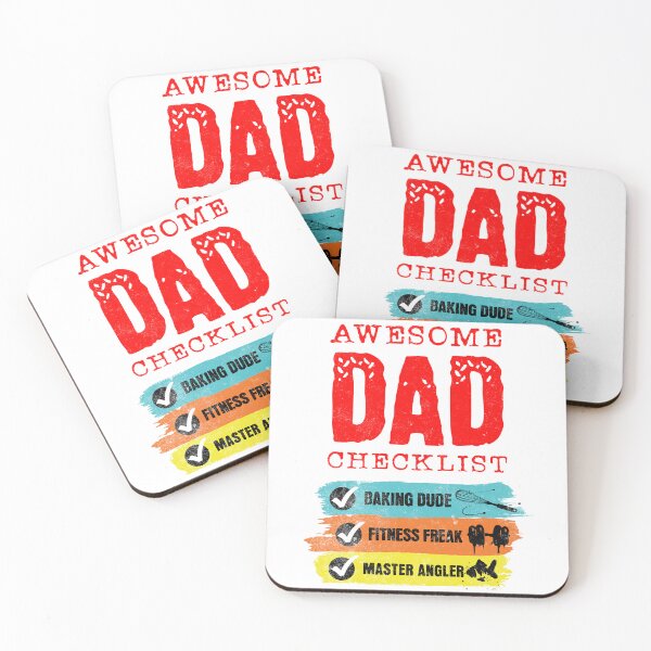 Item preview, Awesome Dad Checklist designed and sold by That-Guys-Merch.