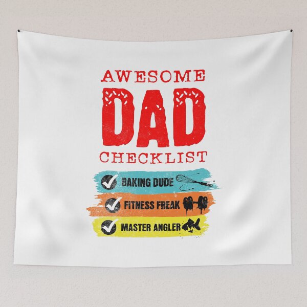 Item preview, Awesome Dad Checklist designed and sold by That-Guys-Merch.