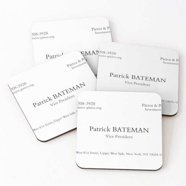 Item preview, Patrick Bateman Bussiness card designed and sold by Chitical.