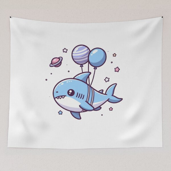 Item preview, Space Explorer Shark designed and sold by LemuellTrends.