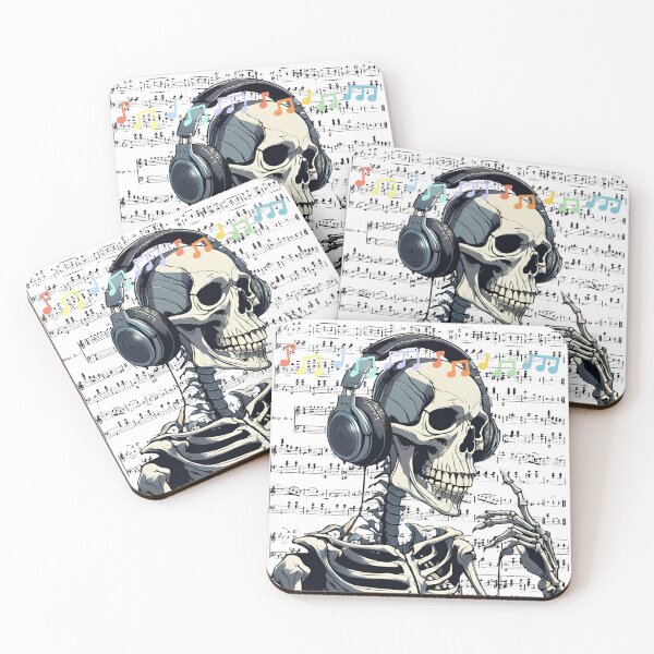Item preview, musical skull designed and sold by studio468.