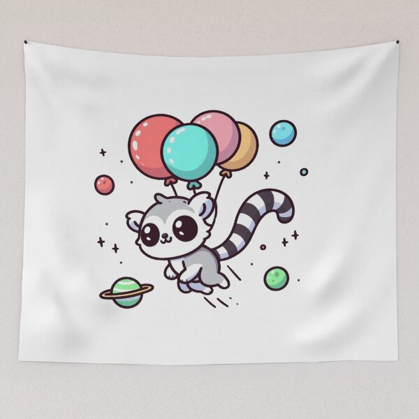 Item preview, Space Explorer Lemur designed and sold by LemuellTrends.