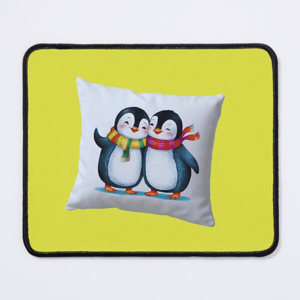 Item preview, "Waddling Duo: Adorable Penguin Pair" designed and sold by JAMESAMORN.