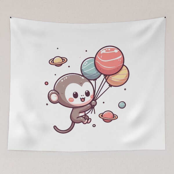 Item preview, Space Explorer Monkey designed and sold by LemuellTrends.