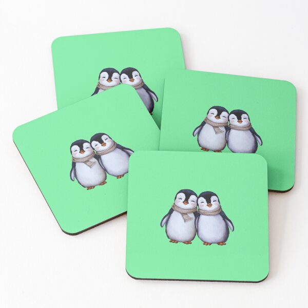 Item preview, "Fluffy Friends: Twin Penguins Adventure" designed and sold by JAMESAMORN.