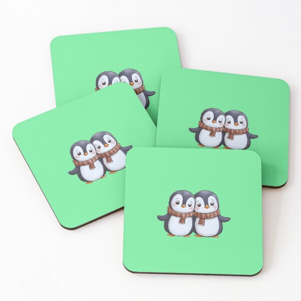 Item preview, "Snowy Sweethearts: Penguin Partners" designed and sold by JAMESAMORN.