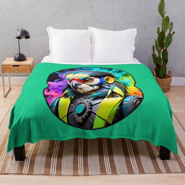 Item preview, Cool Cyborg Rainbow Parrot designed and sold by TheArtOfPat.