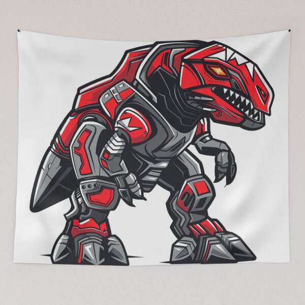 Item preview, Mecha Red Tyrex Zord designed and sold by asep sarifudin.