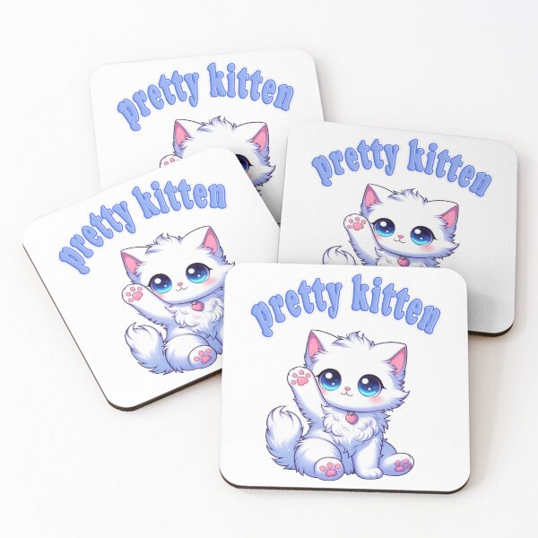 Item preview, pretty kitten designed and sold by lovelybong.