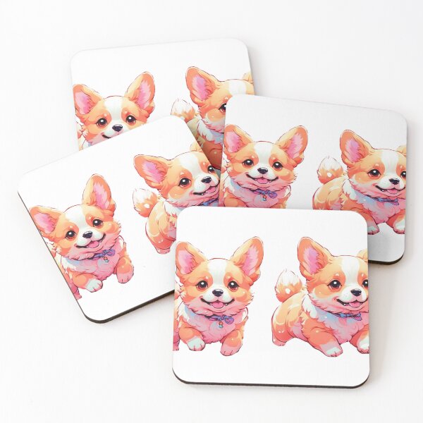Item preview, Two corgi puppies  designed and sold by LevCreates.