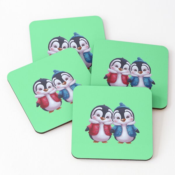 Item preview, "Penguin Pair: Double the Cuteness" designed and sold by JAMESAMORN.