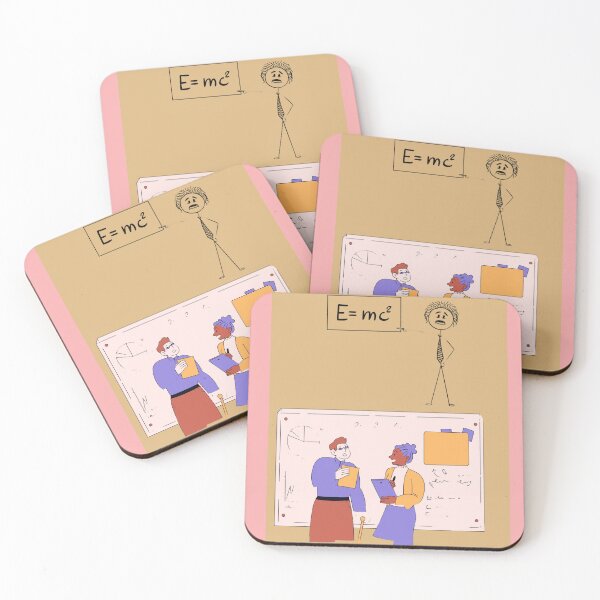 Aperçu de l'œuvre Discussion sur la célèbre équation d'Einstein créée et vendue par Einsteinshop.