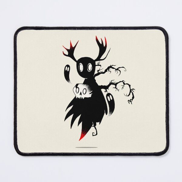 Item preview, Creepy Silhouette of Cute Ghost and Skull designed and sold by SpiralBalloon.