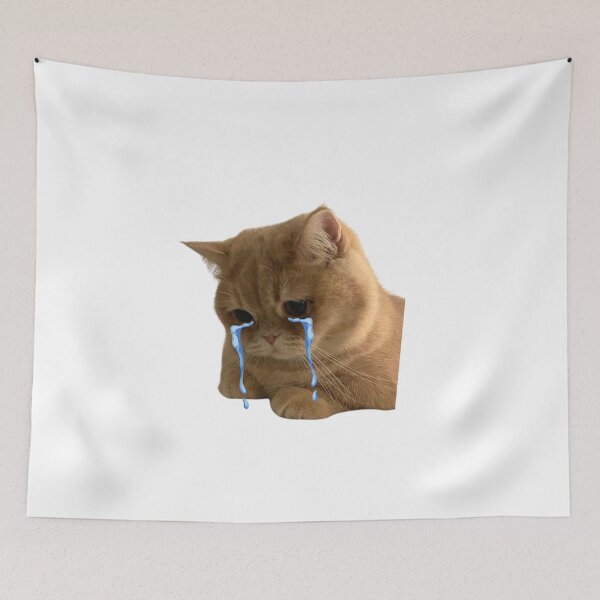Item preview, Orange cat crying designed and sold by Eckaa.