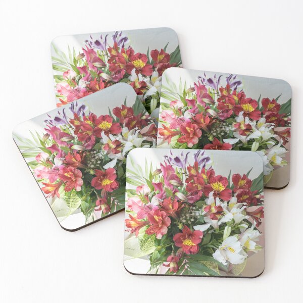Item preview, A Gorgeous Gift-wrapped Bouquet of Multicolored Alstroemerias designed and sold by Georgia Mizuleva.