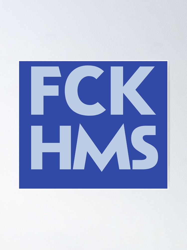 Thumbnail 1 of 3, Poster, FCK HMS designed and sold by AuroraXGreen.