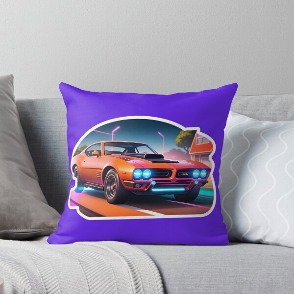 Artikelvorschau, Cool Neon Vaporwave Muscle Car entworfen und verkauft von TheArtOfPat.