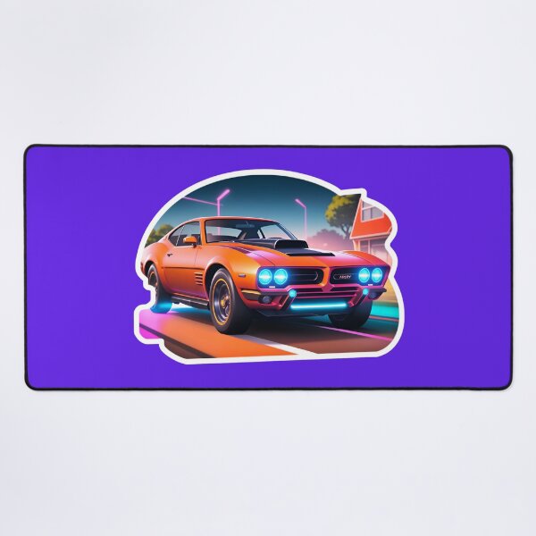 Item preview, Cool Neon Vaporwave Muscle Car designed and sold by TheArtOfPat.