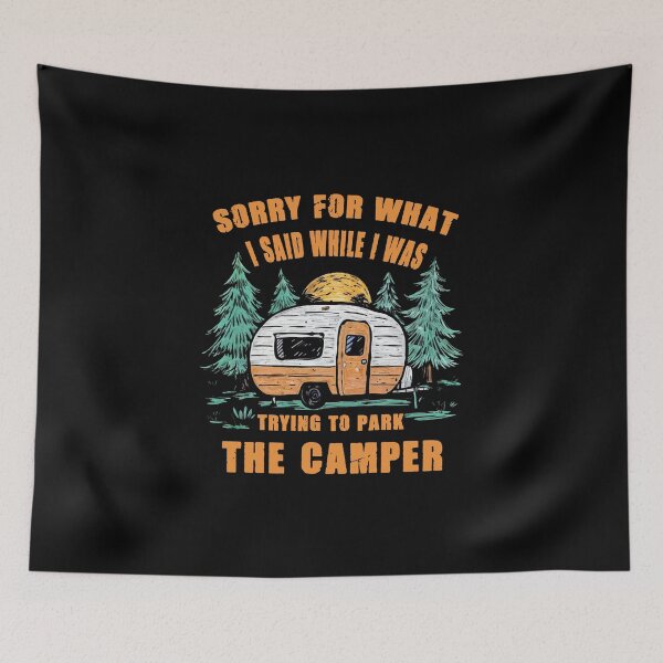 Item preview, Camper Trailer Camping Funny RV Camping Art For Men Women  designed and sold by STREET  STORE.