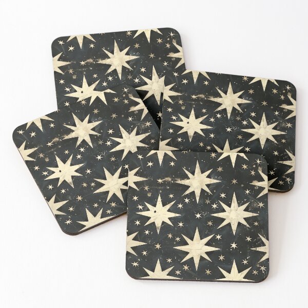 Item preview, Fraktur-Style Star of Bethlehem Rustic Antique Print designed and sold by thaneydesign.