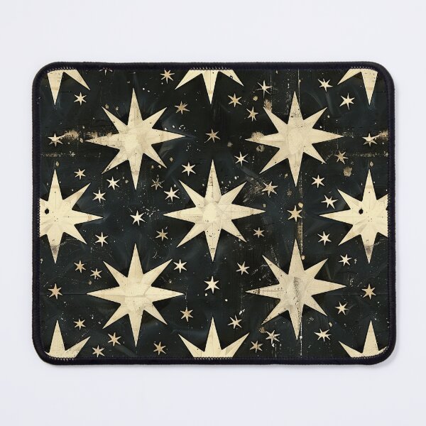Item preview, Fraktur-Style Star of Bethlehem Rustic Antique Print designed and sold by thaneydesign.