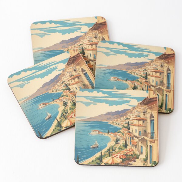 Item preview, Peraia Greece Vintage Travel Tourism  designed and sold by TravelersGems.
