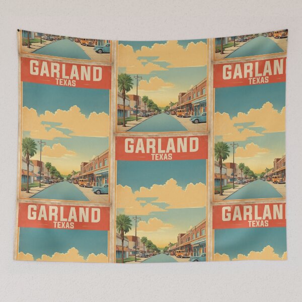 Item preview, Garland Texas USA Vintage Travel Tourism  designed and sold by TravelersGems.