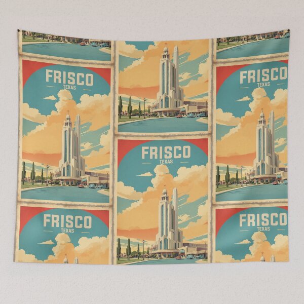 Item preview, Frisco Texas USA Vintage Travel Tourism  designed and sold by TravelersGems.