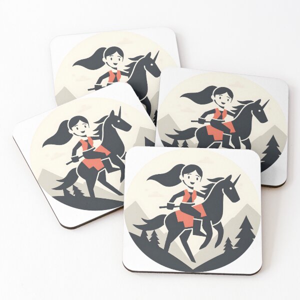 Item preview, Adventurous Unicorn Rider designed and sold by John-NW-Shop.
