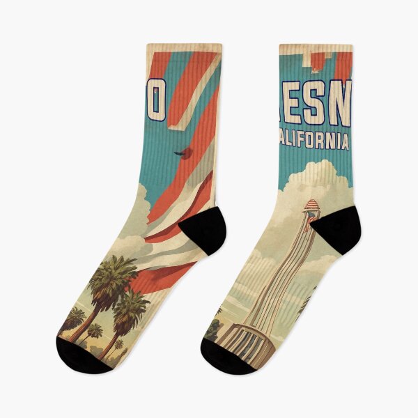 Item preview, Fresno California USA Vintage Travel Tourism  designed and sold by TravelersGems.