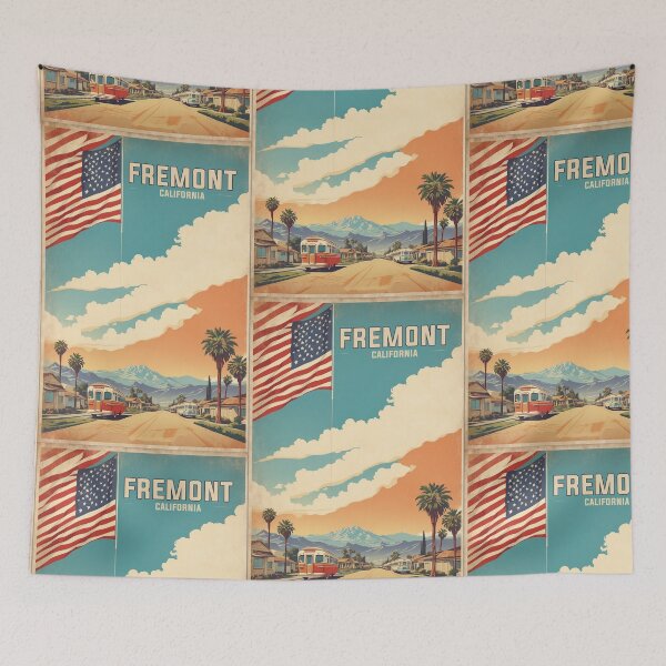 Item preview, Fremont California USA Vintage Travel Tourism  designed and sold by TravelersGems.