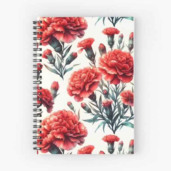Item preview, Carnations Floral Pattern designed and sold by FurryFantasy.