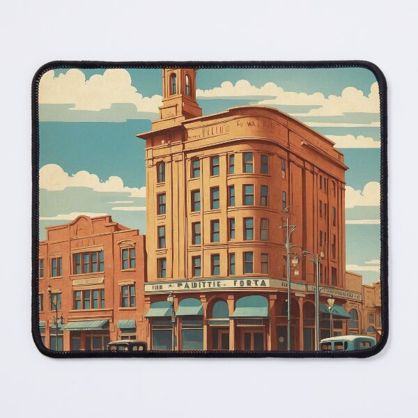 Item preview, Fort Worth Texas EE.UU. Viajes Vintage Turismo designed and sold by TravelersGems.