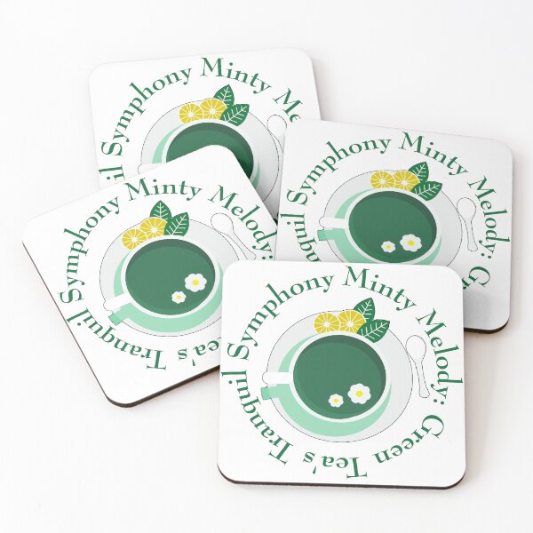 Item preview, Minty Melody: Green Tea's Tranquil Symphony designed and sold by OCNau.