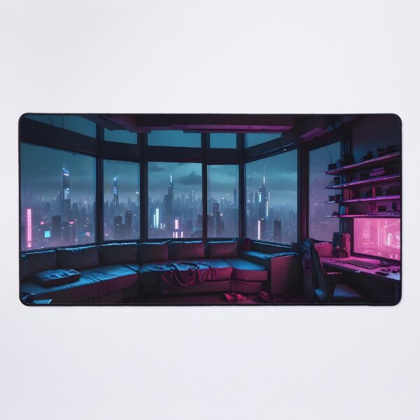 Item preview, Cyberpunk Apartment (night) designed and sold by papi1998.