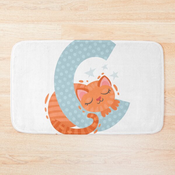 Item preview, C Cat Playful Cartoon Letter  Alphabet Graphic Cute Cool designed and sold by socialarmour.