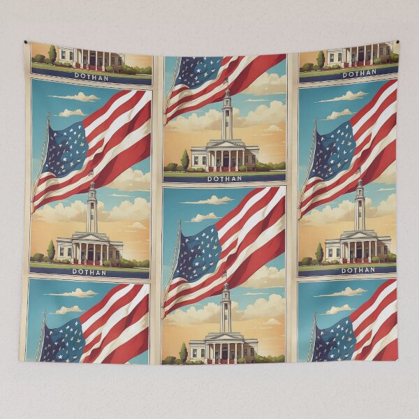 Item preview, Dothan Alabama USA Vintage Travel Tourism  designed and sold by TravelersGems.