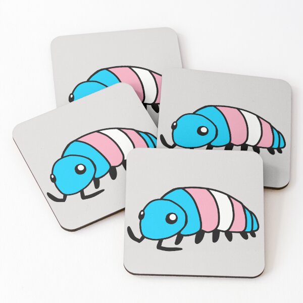 Artikelvorschau, Pride Flagge Trans Isopod Kellerassel entworfen und verkauft von doodledont.