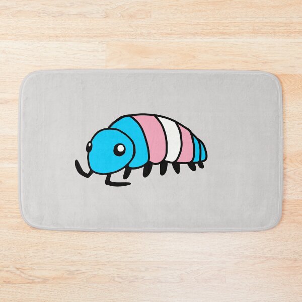 Item preview, Pride Flag Trans Isopod Woodlouse designed and sold by doodledont.
