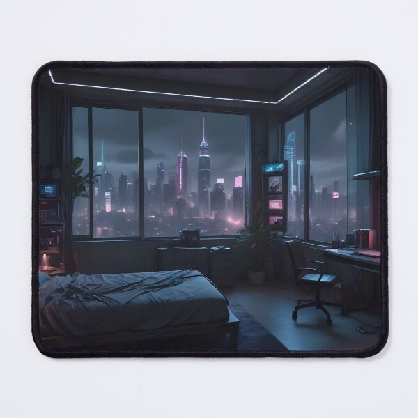 Item preview, Cyberpunk Apartment (night) designed and sold by papi1998.
