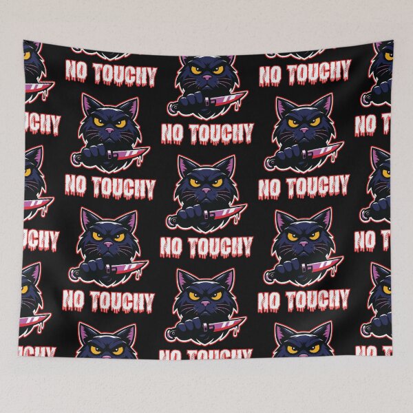 Item preview, Cat No Touchy  designed and sold by WoodburyLake.